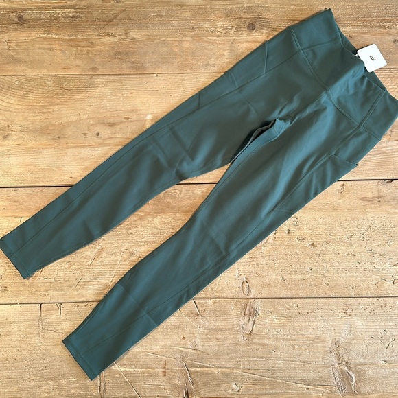 NWT- Fabletics PureLuxe HW Pocket Full Length Leggings -EVERPINE (27”)REG INSEAM - Picture 4 of 10